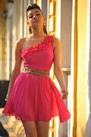 Kajal Stills in Red Dress